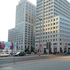 Modern Berlin city high rise building