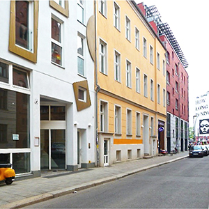 Street location Berlin city