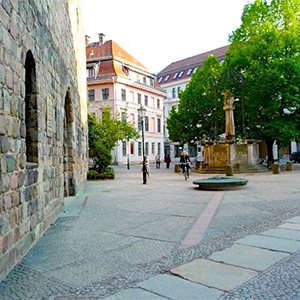Medieval square location Berlin