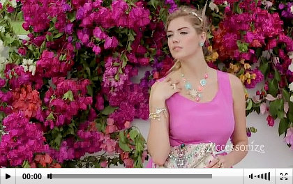 Accessorize commercial shoot Barbados Kate Upton BTS Video