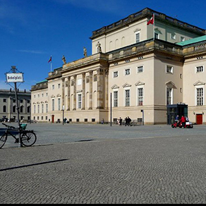 Berlin photo location historic cobblestone square