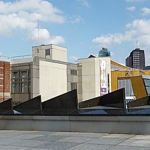 Modern urban roof top skyline Berlin