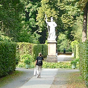 Castle Charlottenburg park in Berlin