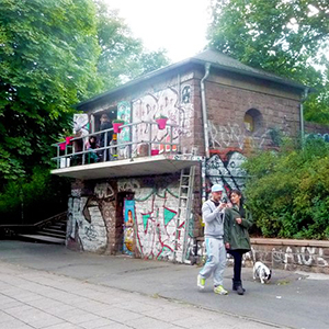 Graffiti bar location Berlin