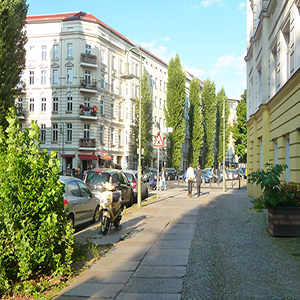 Berlin residential street location