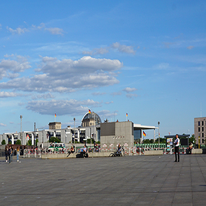 Urban square location in Berlin