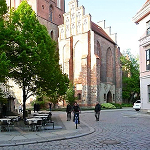 Medieval church square Berlin