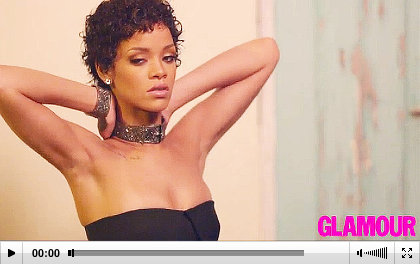 GLAMOUR /US - Rihanna Interview and BTS Video